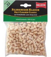 BALLISTOL feltrini classico per la pulizia e la cura delle armi cal. .260 (300pz)